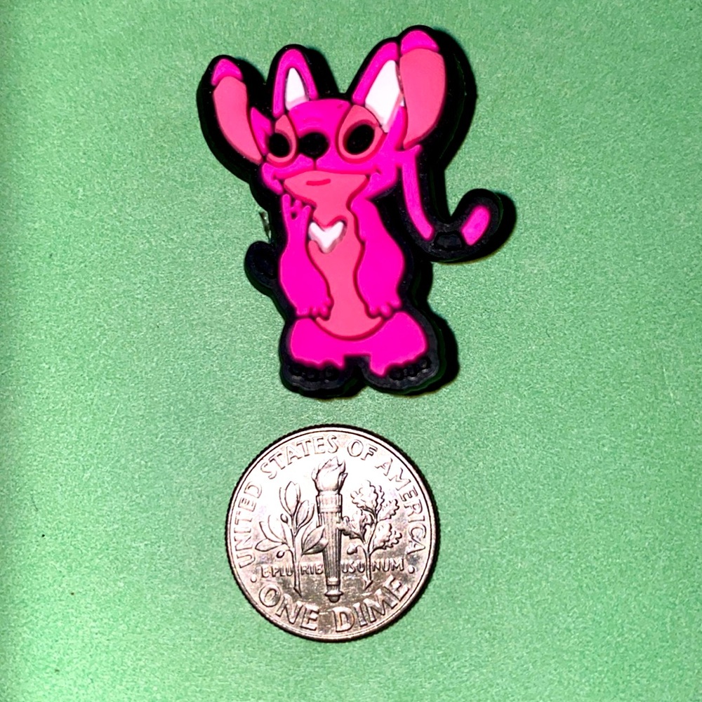 (10 for $15) The Movie Lilo & Stitch Angel his Girlfriend Croc Shoe Charms